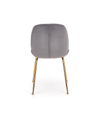 K381 krzesło popielaty / złoty (1p4szt)