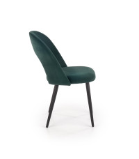 K384 krzesło ciemny zielony / czarny (1p4szt)