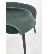 K384 krzesło ciemny zielony / czarny (1p4szt)