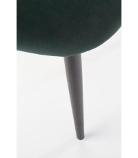 K384 krzesło ciemny zielony / czarny (1p4szt)