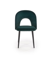 K384 krzesło ciemny zielony / czarny (1p4szt)