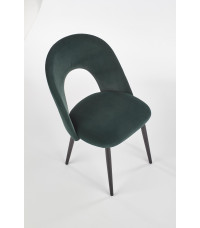 K384 krzesło ciemny zielony / czarny (1p4szt)