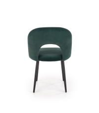 K384 krzesło ciemny zielony / czarny (1p4szt)