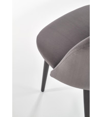 K384 krzesło popielaty / czarny (1p4szt)