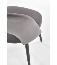 K384 krzesło popielaty / czarny (1p4szt)