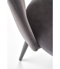 K384 krzesło popielaty / czarny (1p4szt)