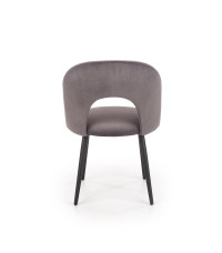 K384 krzesło popielaty / czarny (1p4szt)