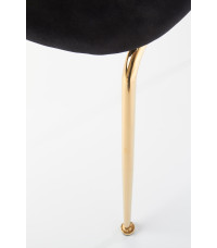 K385 krzesło czarny / złoty (2p4szt)