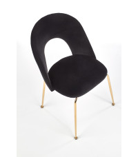 K385 krzesło czarny / złoty (2p4szt)