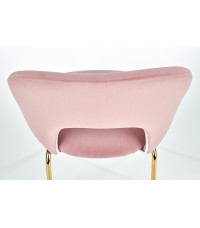 K385 krzesło jasny różowy / złoty (2p4szt)