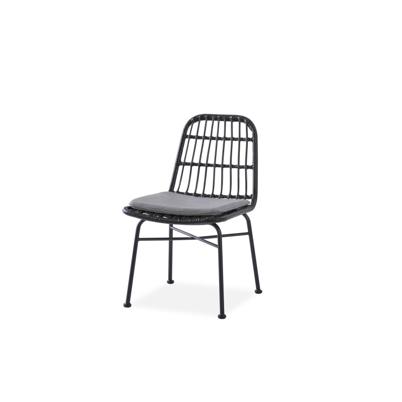 K401 krzesło czarny / popielaty (1p4szt)