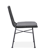 K401 krzesło czarny / popielaty (1p4szt)