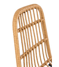 K401 krzesło naturalny / czarny (1p4szt)