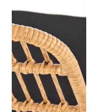 K401 krzesło naturalny / czarny (1p4szt)