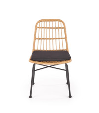 K401 krzesło naturalny / czarny (1p4szt)