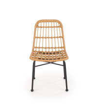 K401 krzesło naturalny / czarny (1p4szt)