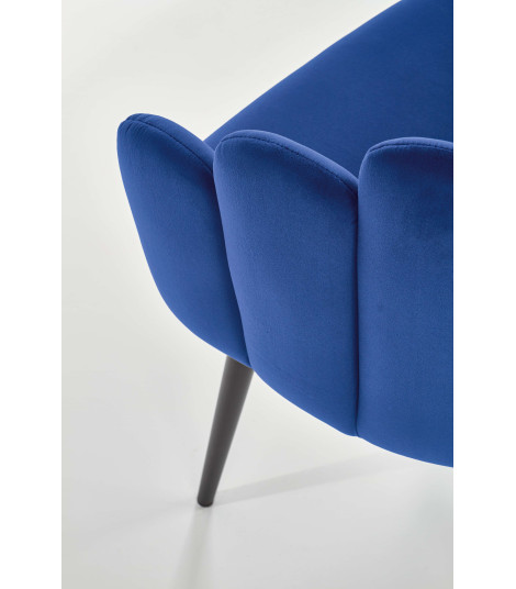 K410 krzesło granatowy velvet (1p1szt)