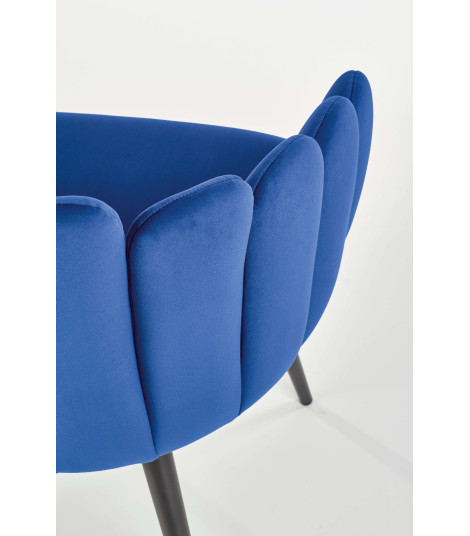 K410 krzesło granatowy velvet (1p1szt)