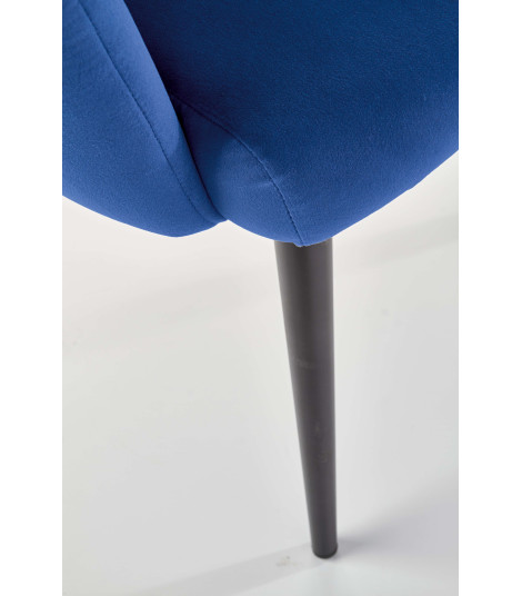 K410 krzesło granatowy velvet (1p1szt)