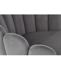K410 krzesło popielaty velvet (1p1szt)