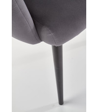 K410 krzesło popielaty velvet (1p1szt)