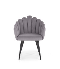 K410 krzesło popielaty velvet (1p1szt)