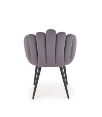 K410 krzesło popielaty velvet (1p1szt)