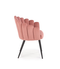 K410 krzesło różowy velvet (1p1szt)