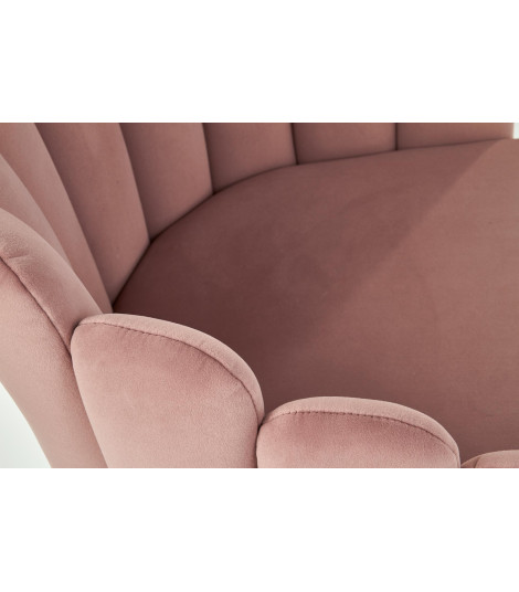 K410 krzesło różowy velvet (1p1szt)