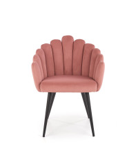 K410 krzesło różowy velvet (1p1szt)