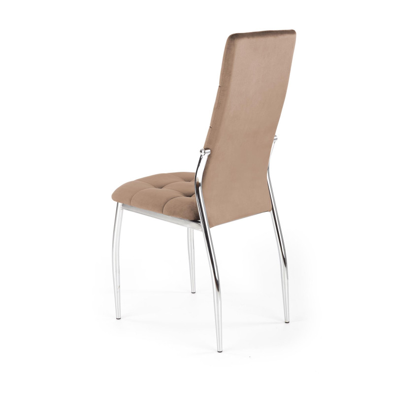 K416 krzesło beżowy velvet (1p4szt)
