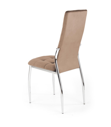 K416 krzesło beżowy velvet (1p4szt)