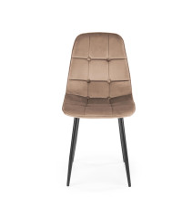 K417 krzesło beżowy velvet (1p4szt)