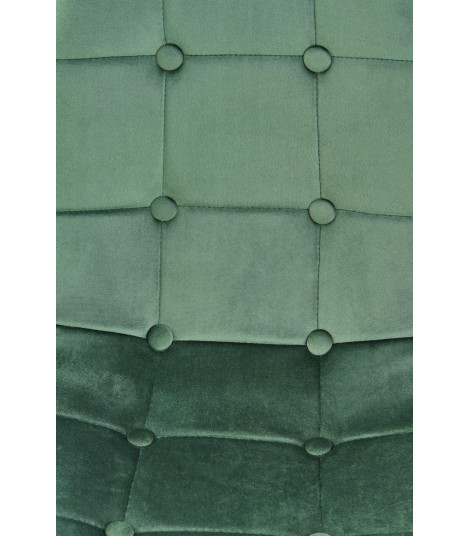 K417 krzesło ciemny zielony velvet (1p4szt)