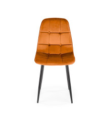 K417 krzesło cynamonowy velvet (1p4szt)
