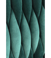 K436 krzesło ciemny zielony/złoty (1p2szt)