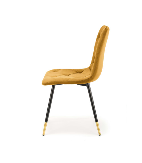 K438 krzesło musztardowy (1p4szt)