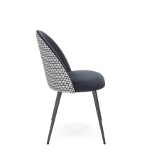 K478 krzesło czarny - biały (1p4szt)