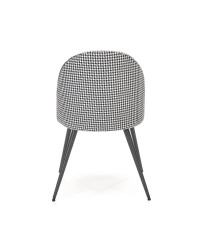 K478 krzesło czarny - biały (1p4szt)