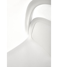 K490 krzesło plastik biały (1p4szt)