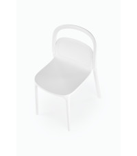 K490 krzesło plastik biały (1p4szt)