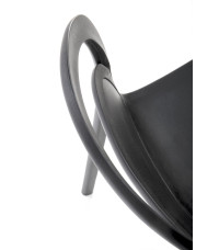 K490 krzesło plastik czarny(1p4szt)