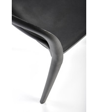 K490 krzesło plastik czarny(1p4szt)