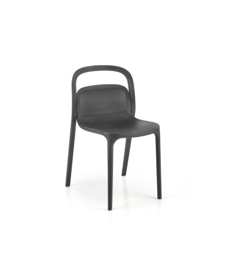 K490 krzesło plastik czarny(1p4szt)