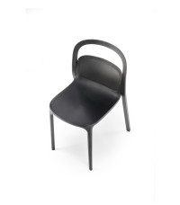 K490 krzesło plastik czarny(1p4szt)