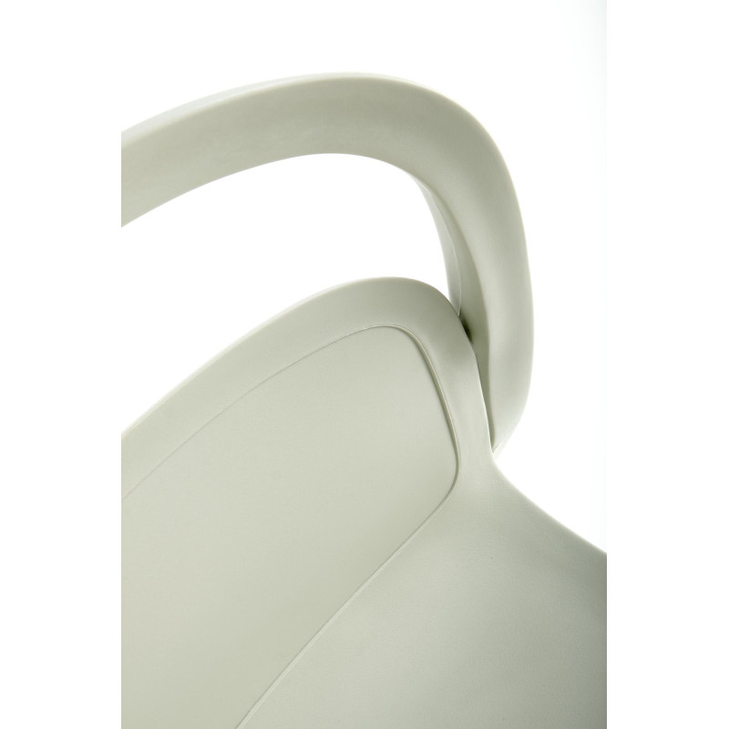K490 krzesło plastik miętowy(1p4szt)