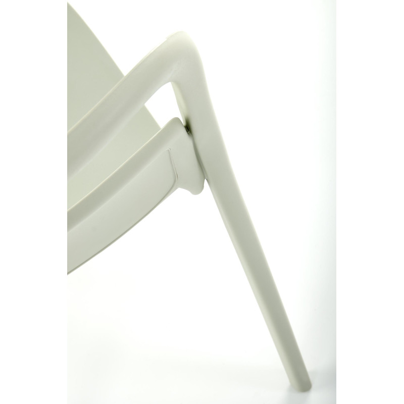 K490 krzesło plastik miętowy(1p4szt)