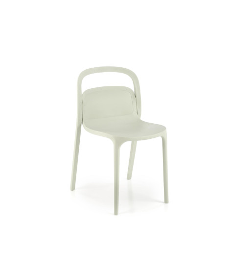 K490 krzesło plastik miętowy(1p4szt)