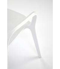 K491 krzesło plastik biały (1p4szt)