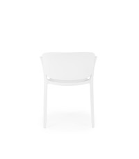K491 krzesło plastik biały (1p4szt)